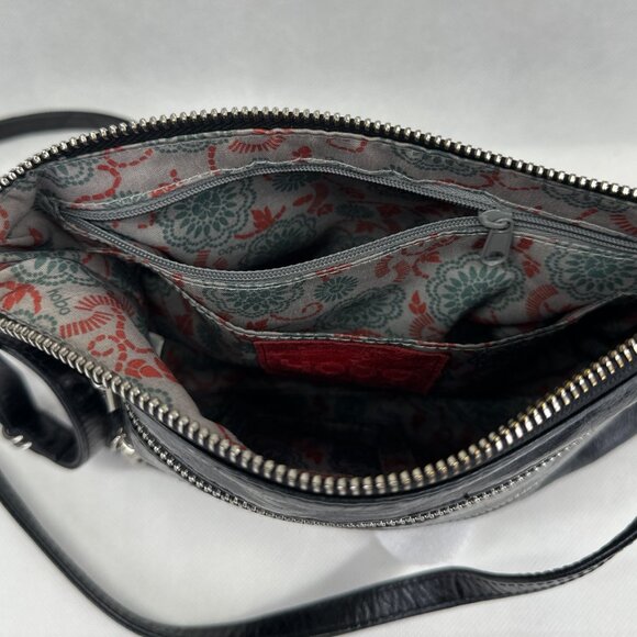 Hobo Mara Leather Zippered Crossbody Bag with Silver-tone Hardware - Picture 11 of 11